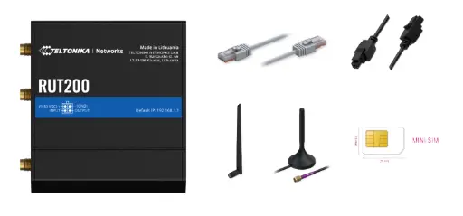TELTONIKA LTE router including accessories